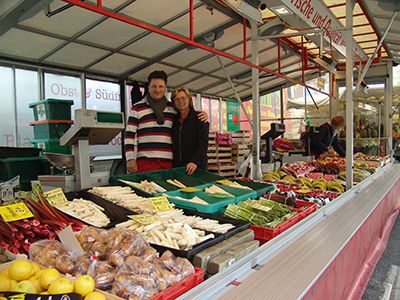 Marktstand Obst & Südfrüchte TIEDE